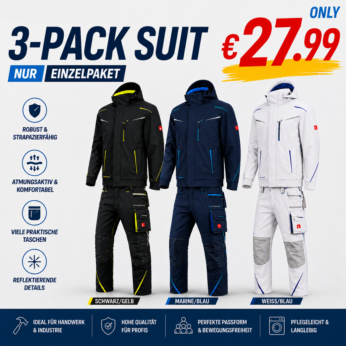 ☀️ WINTER-SALE IM SOMMER ❄️Softshelljacke × Bundhose motion 2026 Set